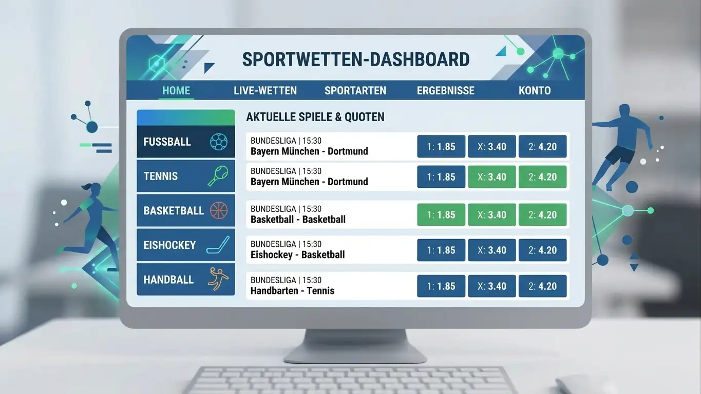 Sportkategorien und Begegnungen in der Wettübersicht von CratosRoyalBet